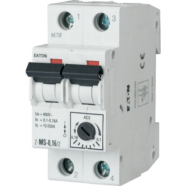 Motor-Protective Circuit-Breakers, 0,16-0,25A, 2p image 3