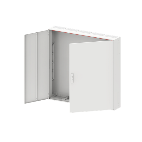 A19 ComfortLine A Wall-mounting cabinet, Surface mounted/recessed mounted/partially recessed mounted, 108 SU, Isolated (Class II), IP44, Field Width: 1, Rows: 9, 1400 mm x 300 mm x 215 mm image 5