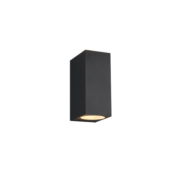 Roya wall lamp 2xGU10 anthracite square image 1