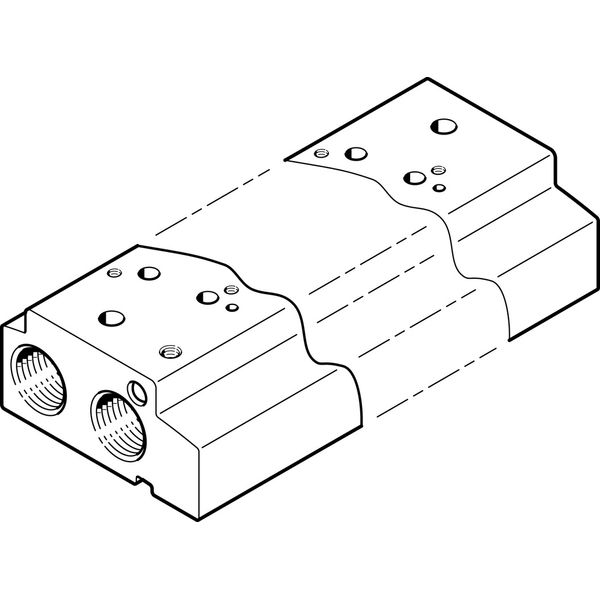 VABM-C7-12G-G18-3 Manifold rail image 1