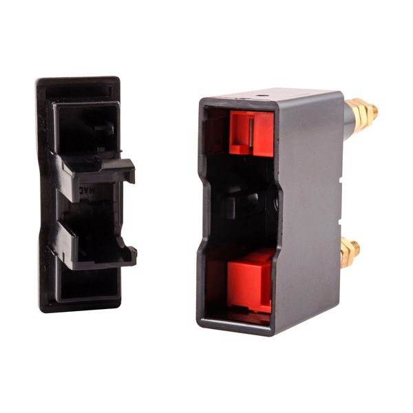 Fuse-holder, LV, 32 A, AC 550 V, BS88/F1, 1P, BS, back stud connected, black image 15