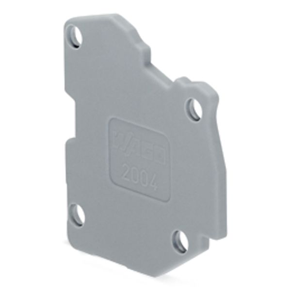 End plate for modular TOPJOB®S connector 1.5 mm thick gray image 3