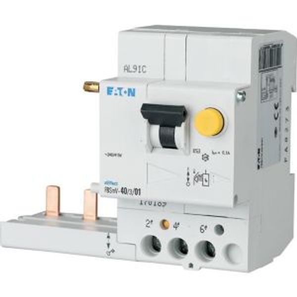 Residual-current circuit breaker trip block for FAZ, 40A, 3p, 1000mA, type A image 7