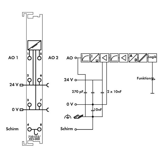 Power Supply 24 VDC fuse holder light gray image 6