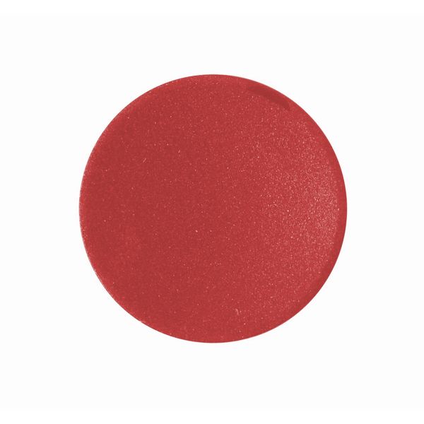 Button plate, flush, red image 1