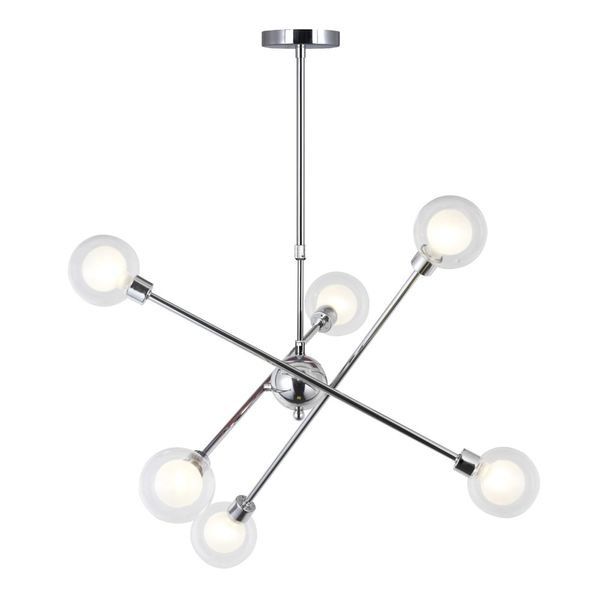 Globo Ceiling Lamp 6 lights Chrome image 1