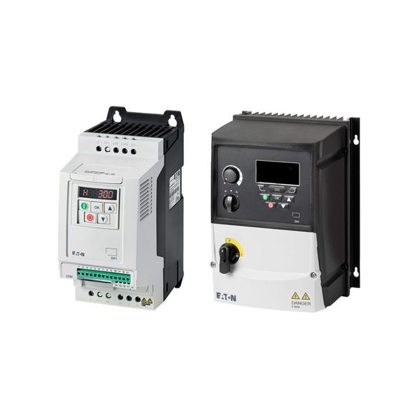 Variable frequency drive, 230 V AC, 3-phase, 10.5 A, 2.2 kW, IP66/NEMA 4X, Radio interference suppression filter, OLED display, Local controls image 7