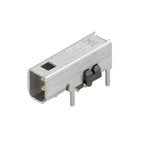 PCB plug-in connector data, Clip-on flange, THT/THR solder connection, image 1