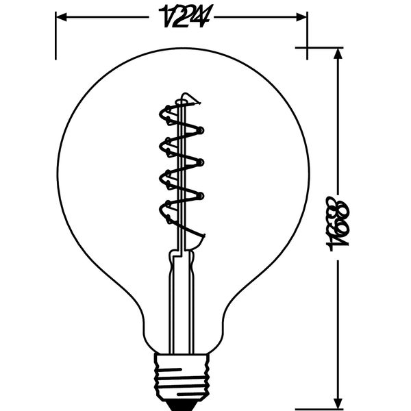 Vintage 1906® LED CLASSIC GLOBE 4W 818 Smoke E27 image 5