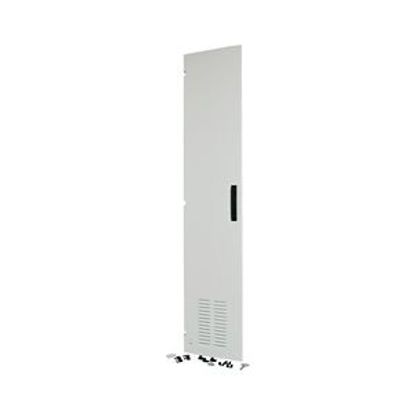 Device area door ventilated IP42 XF left, HxW=2000x425mm, grey image 2