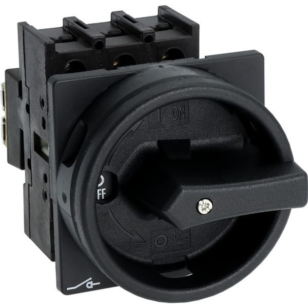 Main switch, P1, 25 A, flush mounting, 3 pole, STOP function, With black rotary handle and locking ring, Lockable in the 0 (Off) position image 7