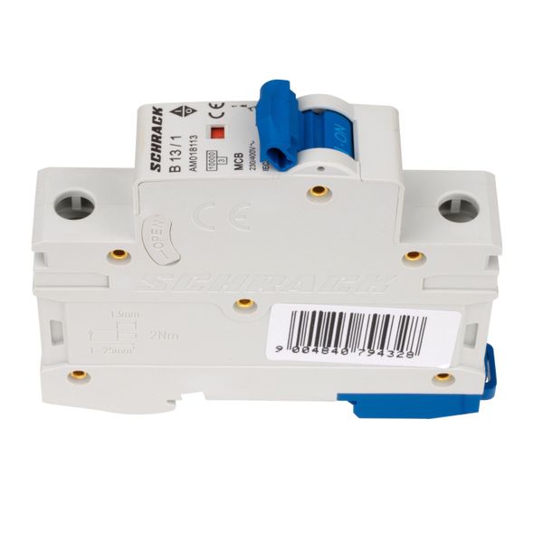 Miniature Circuit Breaker (MCB) AMPARO 10kA, B 13A, 1-pole image 4