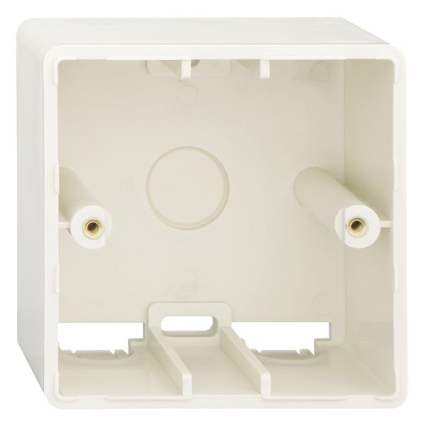 Surface-mounted housing, pearl white (similar to RAL 1013) image 2