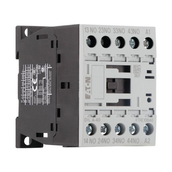 Contactor relay, 190 V 50 Hz, 220 V 60 Hz, 4 N/O, Screw terminals, AC operation image 17