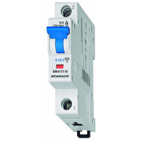 Miniature Circuit Breaker (MCB) B, 10A, 1-pole, 4.5KA image 1