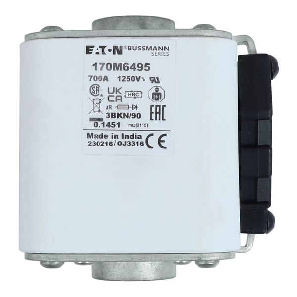 170M6495 FUSE 700A 1250V 3BKN/90 AR CU image 18