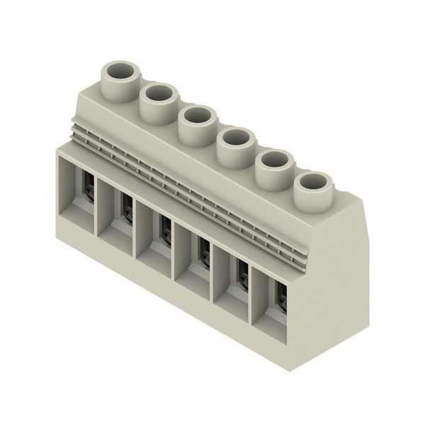 PCB terminal, 15.00 mm, Number of poles: 6, Conductor outlet direction image 2