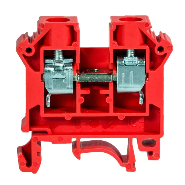Rail-mounted screw terminal block ZSG1-10.0Nc red image 1