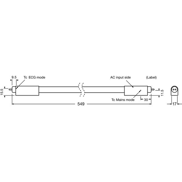 SubstiTUBE® T5 UN 7 W/6500K 549.0 mm image 3