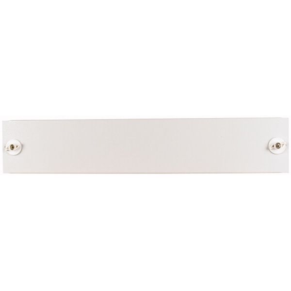 Front plate, for HxW=50x400mm, blind, white image 1