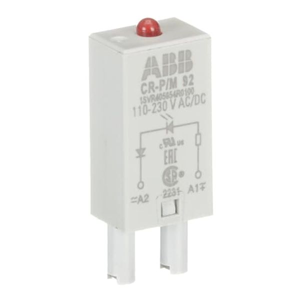 CR-P/M 92 Pluggable module LED red, 110-230VAC/110VDC image 4