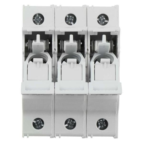 Fuse-holder, LV, 30 A, AC 600 V, 10 x 38 mm, CC, 3P, UL, indicating, DIN rail mount image 49