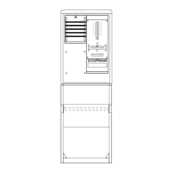 SZ2204E Meter board, Field width: 2, Rows: 0, 1770 mm x 590 mm x 320 mm, IP44 image 5