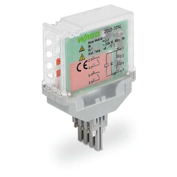 Relay module Nominal input voltage: 24 VDC 2 make contact image 2
