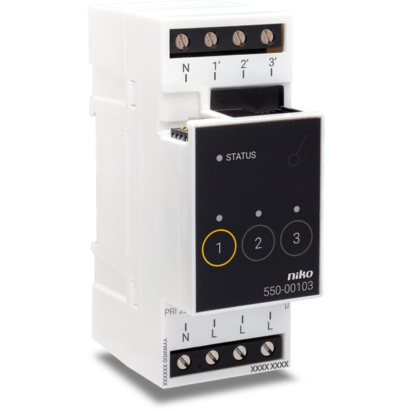 Switching module for Niko Home Control for three different circuits image 3