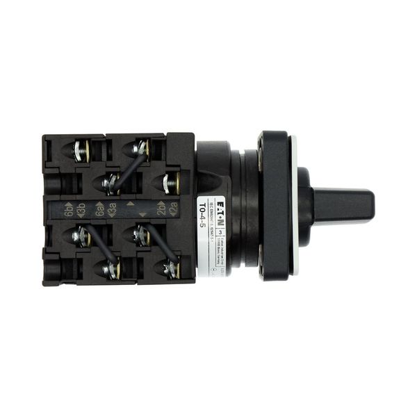 Multi-speed switches, T0, 20 A, flush mounting, 4 contact unit(s), Contacts: 8, 60 °, maintained, With 0 (Off) position, 2-0-1, Design number 5 image 12