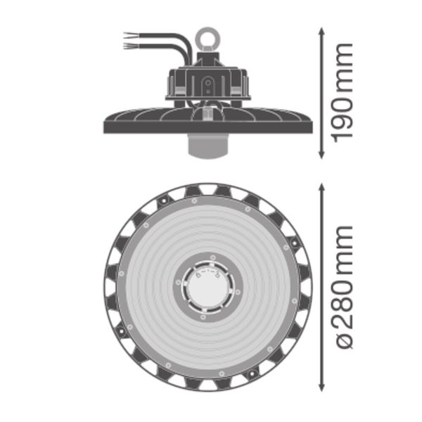 HIGH BAY SENSOR GEN 4 87W 840 110DEG IP65 image 5