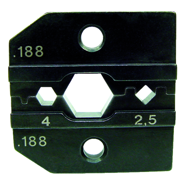 Crimp insert for solar contacts Hubert & Suhner 2.5 + 4 mm² image 1