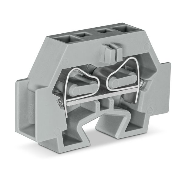 Space-saving, 2-conductor end terminal block without push-buttons with image 1