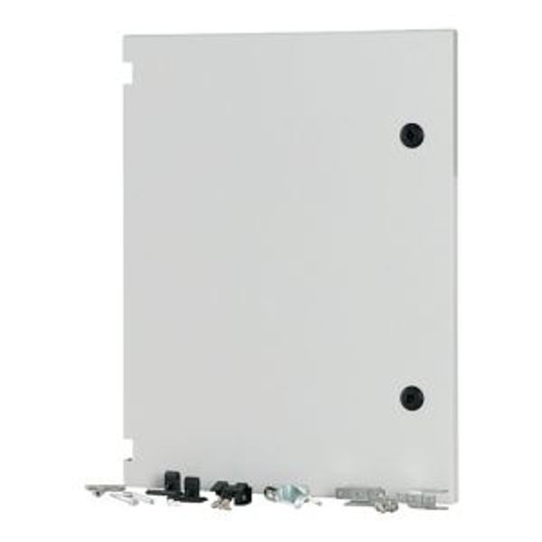 Section wide door, closed, HxW=550x425mm, IP55, grey image 4