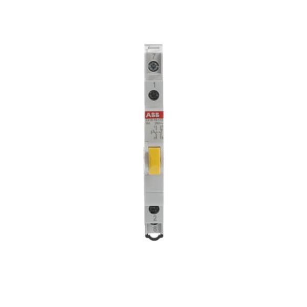 E215-16-11EPushbutton,16 A,acc. to EN 250 V AC,1NO,1NC,0CO, El. Color:Yellow, MW:0.5 image 6