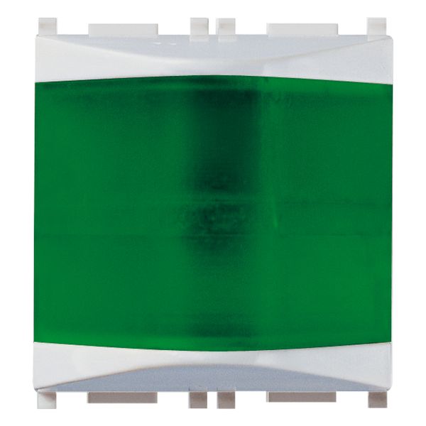 Green prismatic indicator unit Silver image 1
