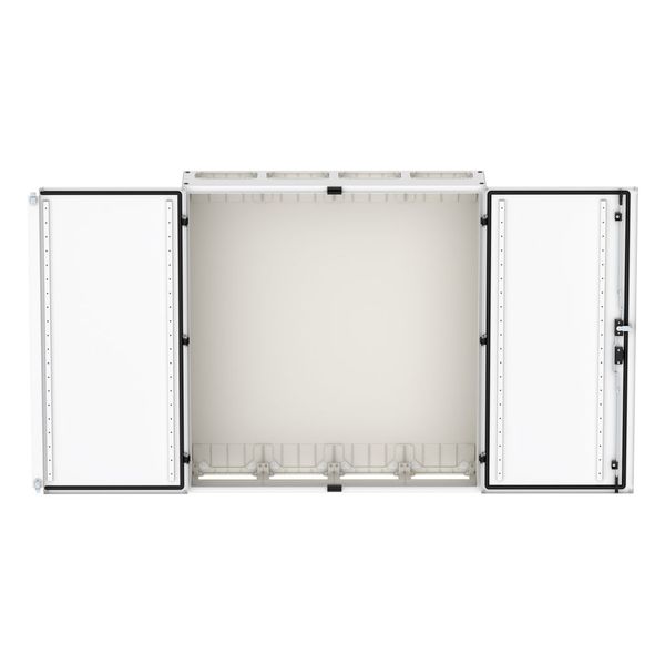 Wall-mounted enclosure EMC2 empty, IP55, protection class II, HxWxD=1100x1050x270mm, white (RAL 9016) image 13