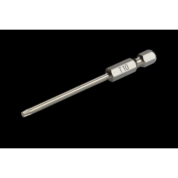 Industrial bit for cordless screwdrivers with long shaft, TX 10 x 73 mm image 1