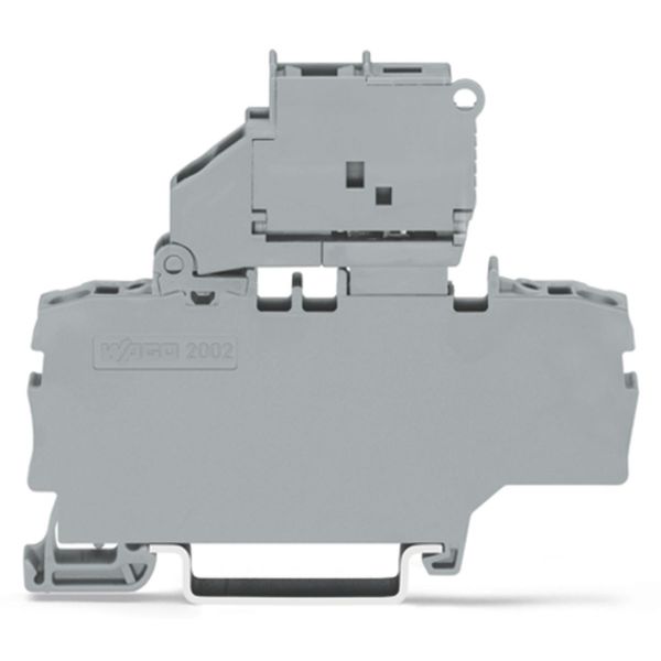 2-conductor fuse terminal block with pivoting fuse holder with additio image 2