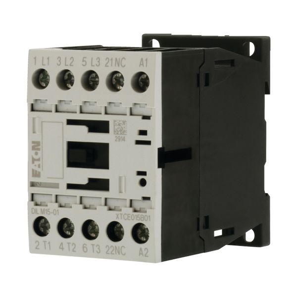 Contactor, 3 pole, 380 V 400 V 7.5 kW, 1 NC, 220 V 50/60 Hz, AC operation, Screw terminals image 13