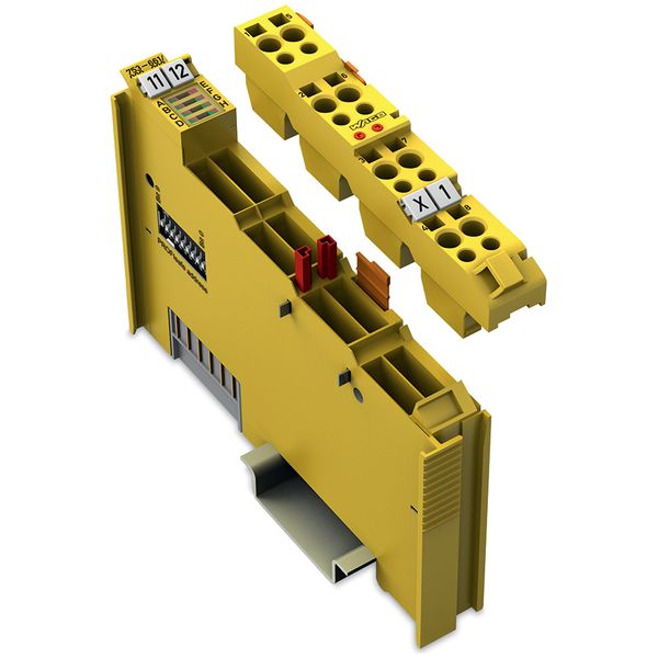 Fail-safe 4-channel digital input 24 VDC PROFIsafe V2.0 iPar yellow image 3