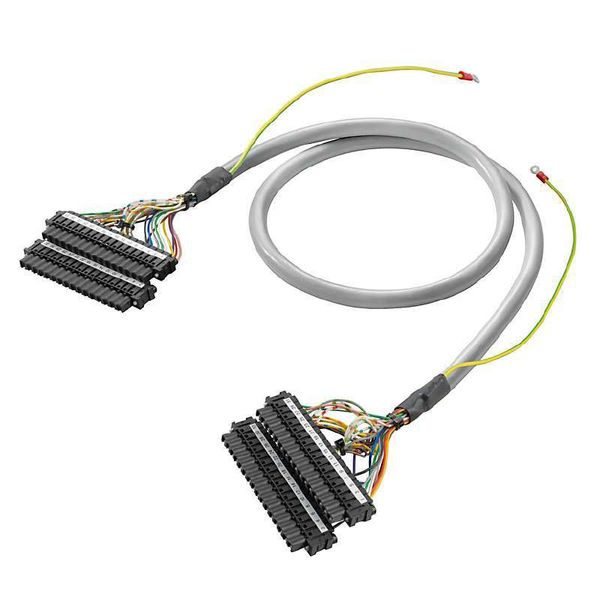 PLC-wire, Digital signals, 32-pole, Cable LiYCY, 1 m, 0.34 mm² image 1