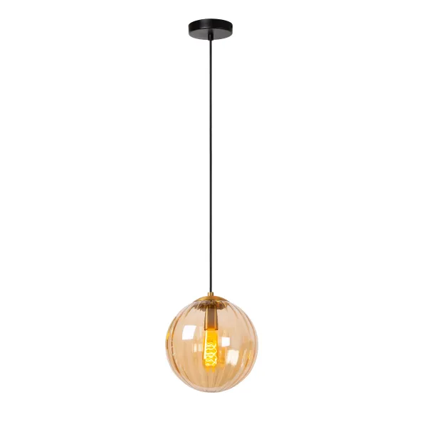 MONSARAZ Pendant light-Amber-Ø25-1xE27-40W-Glass image 1