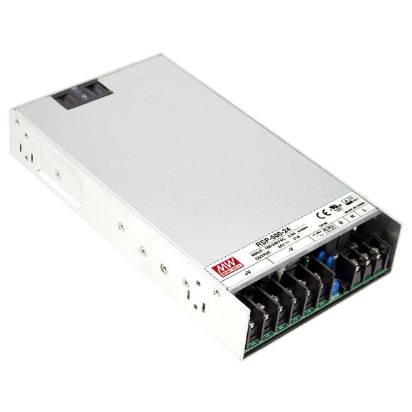 RSP-500-12 Switching power supply, closed, 500W, 12V, 41,7A, MEAN WELL image 1