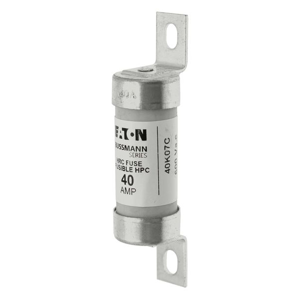 Fuse-link, LV, 40 A, AC 600 V, DC 250 V, HRCII-C, 22 x 87 mm, CSA image 4