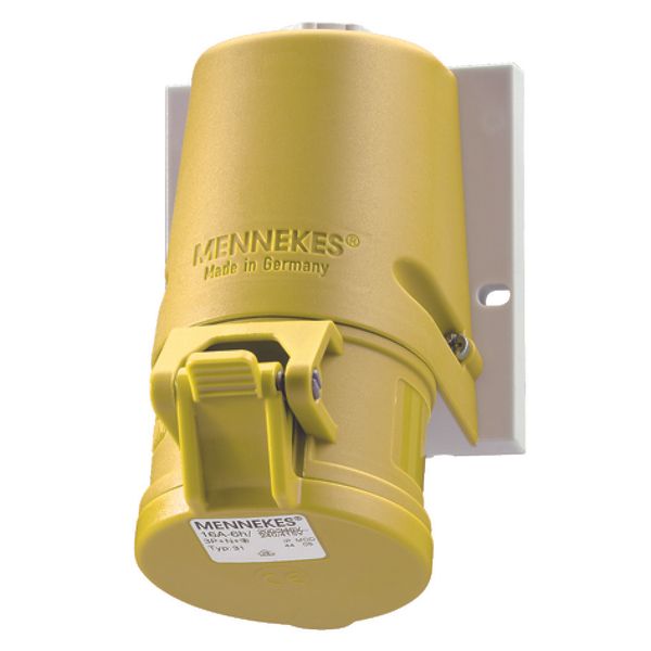 Mennekes Wall mounted recept., 16A3p4h110V, IP44 1340 image 1