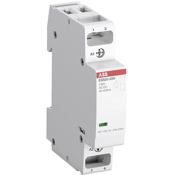 Installation Contactor (multipack 12pcs) ESB range 20A, 2NO, 230V AC/D image 1