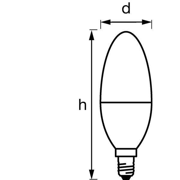 SMART+ WiFi Candle Dimmable 40 4.9 W/2700 K E14 image 3