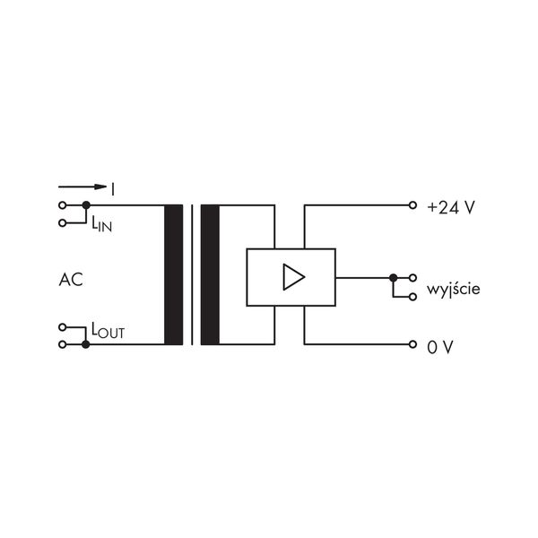 Current flow monitoring module AC currents adjustable light gray image 5