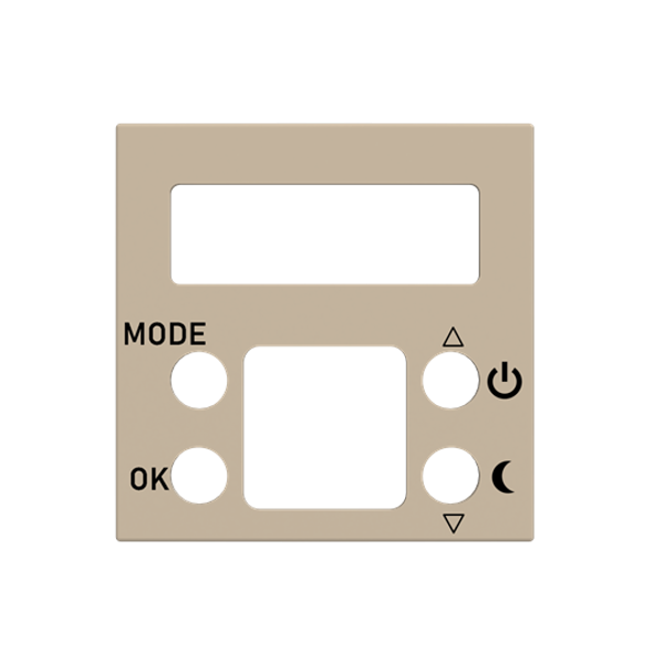 N2240.5 CV Cover plate for digital thermostat- 2M - Champagne image 1